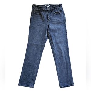 Abercrombie & Fitch Jeans Womens 26 Black The 90's Straight Mid Rise Curve Love